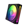 Prism 4Pro ARGB Infinity Mirror Fan - High-Speed, Low Noise Fan for Gaming PCs, Reverse Air flow Fan Black